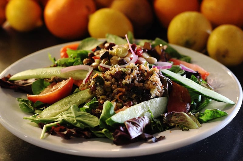 Quinoa Salad with Mixed Greens